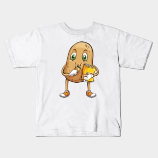 Potato - Funny Potato Design Kids T-Shirt